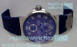 Copy Ulysse Nardin Marine Blue Roman Number Dial Watch